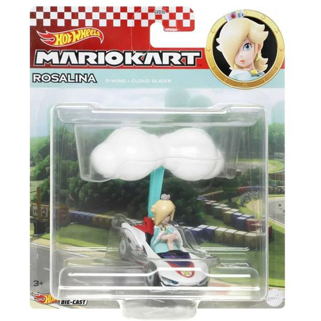 Mattel Hot Wheels Mario Kart Rosalina P-Wing Kart