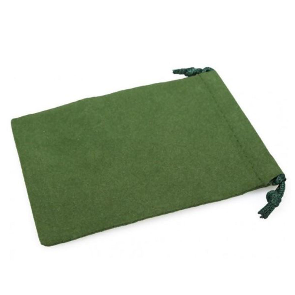 Chessex Small Green Suedecloth Dice Bag