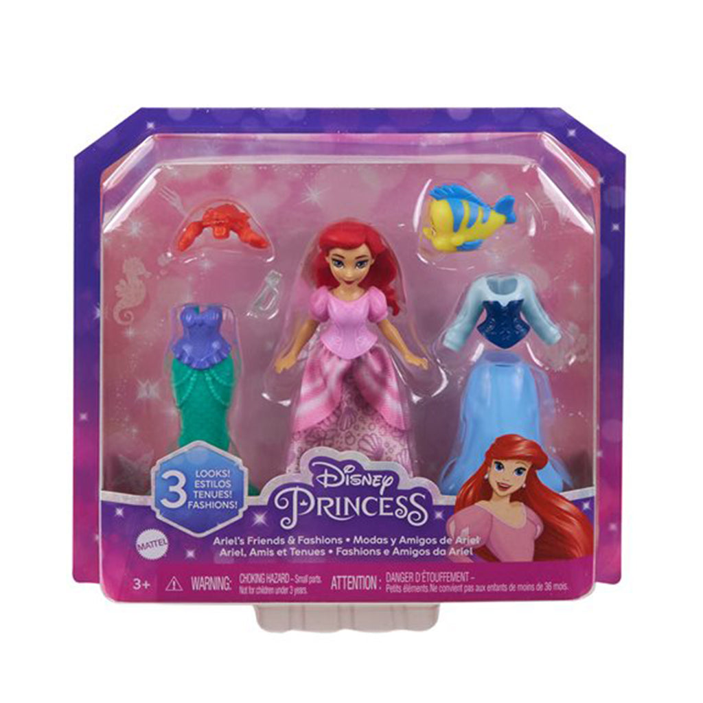 Mattel Disney Princess Ariel's Friends And Fashions Set - Radar Toys