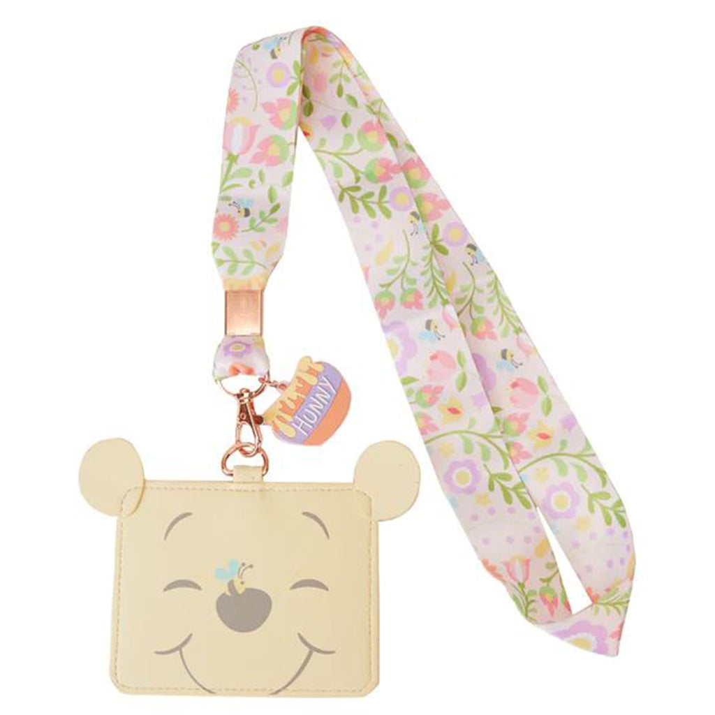 Loungefly Disney Winnie The Pooh Folk Floral Lanyard