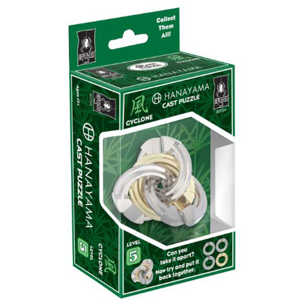 Hanayama Level 5 Cyclone Cast Brain Teaser Puzzle - Radar Toys