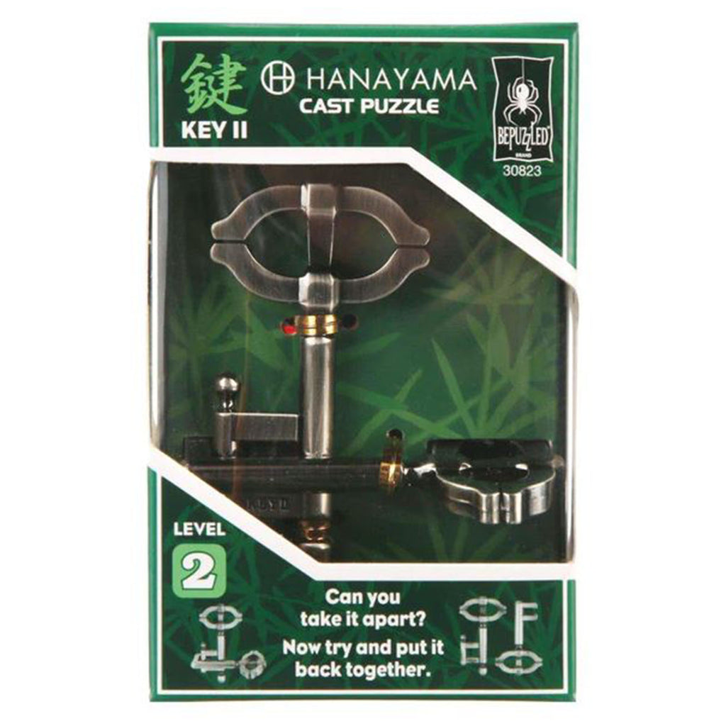 Hanayama Level 2 Key II Brain Teaser Cast Puzzle