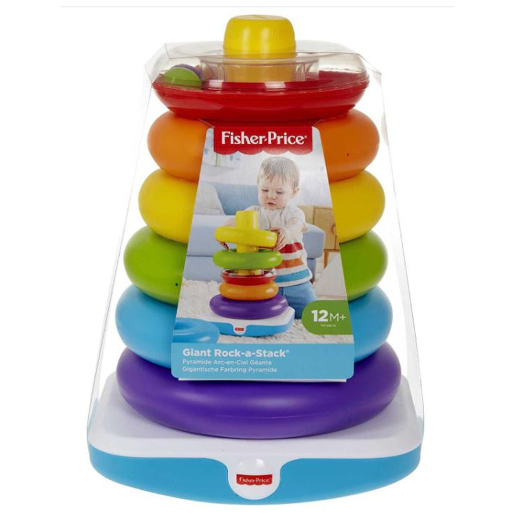 Fisher Price Giant Rock-a-Stack Baby Activity Toy - Radar Toys