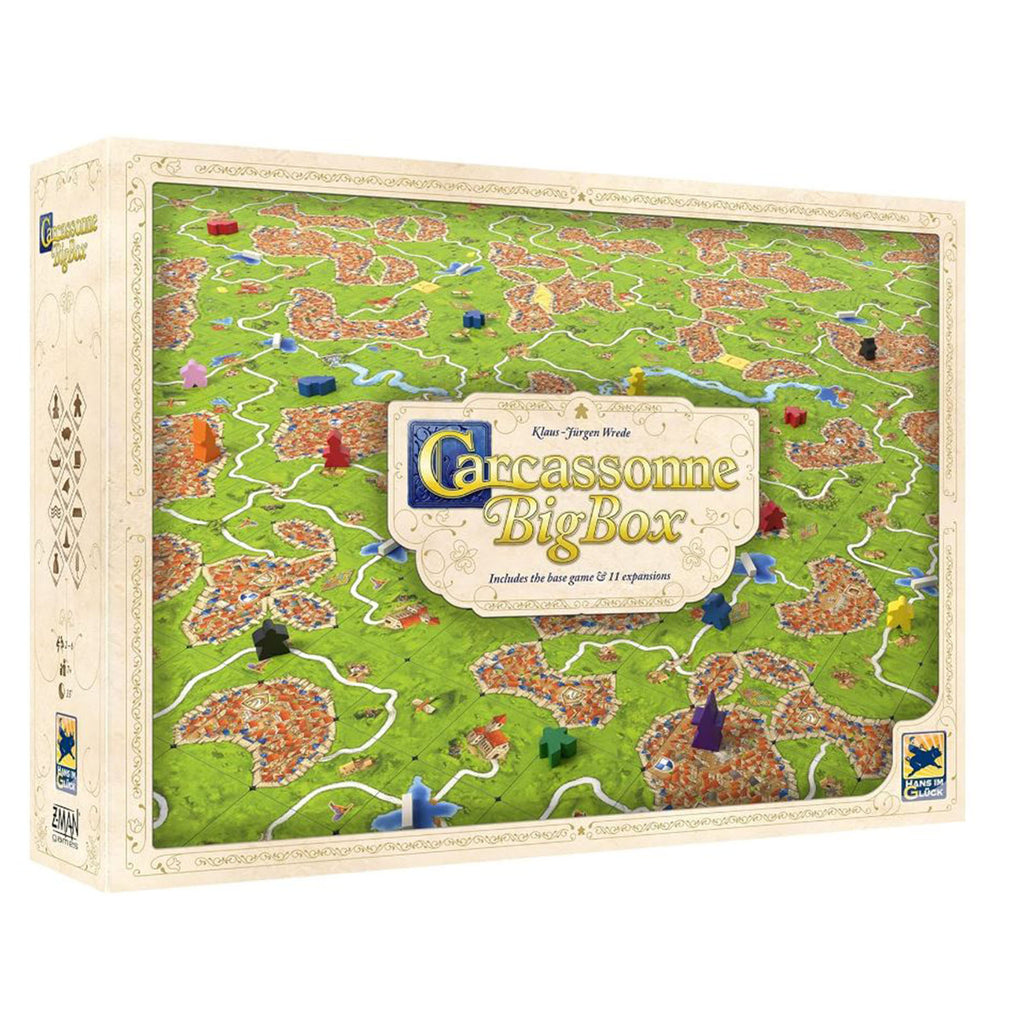Carcassonne Big Box Base Game With 11 Expansions Board Game