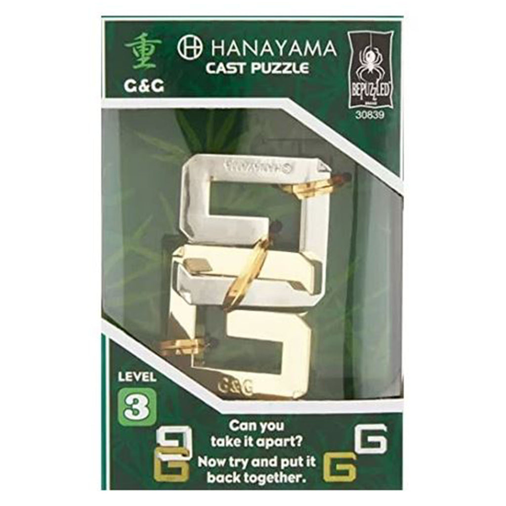 Hanayama Level 3 C And C Brain Teaser Cast Puzzle