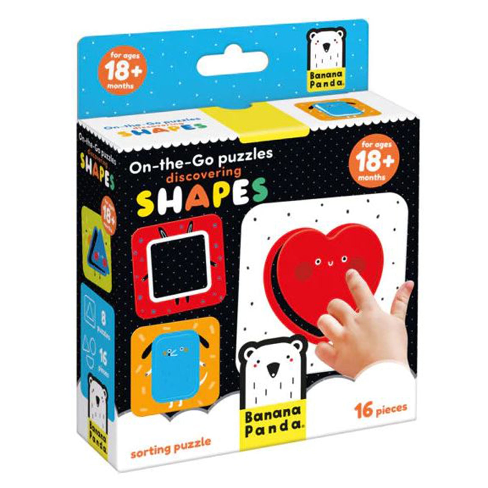 Banana Panda On-The-Go Shapes Sorting Puzzle| Radar Toys