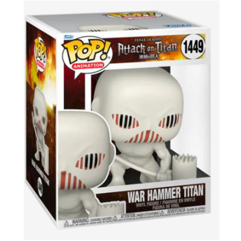 Funko Attack On Titan Final Season POP Super War Hammer Titan Vinyl Figure Set - Radar Toys