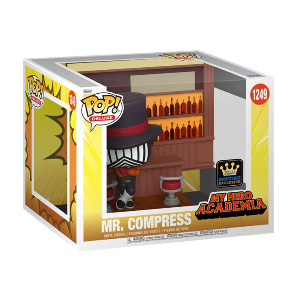 Funko My Hero Academia POP Deluxe Mr Compress Hideout Vinyl Figure Set