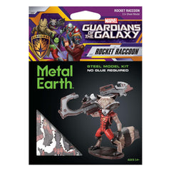 Metal Earth Guardians Of The Galaxy Rocket Raccoon Metal Model Kit - Radar Toys