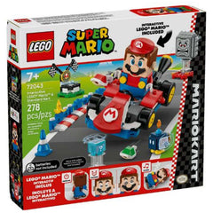 LEGO® Super Mario Interactive LEGO Mario And Standard Kart Building Set 72043 - Radar Toys
