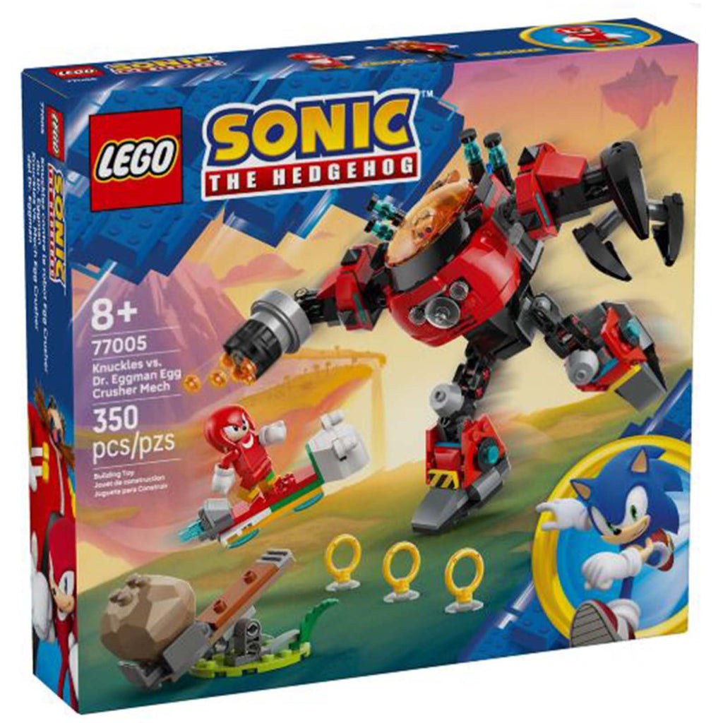LEGO® Knuckles VS Dr Eggman Egg Crusher Mech Building Set 77005