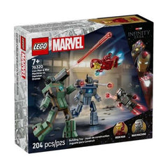 LEGO® Marvel Iron Man And War Machine VS Hammer Drones Building Set 76320