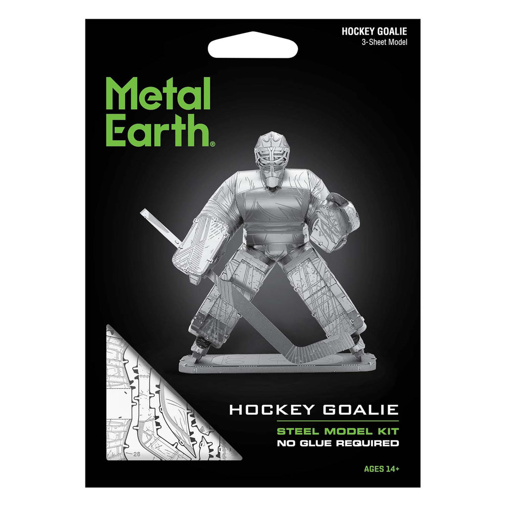Metal Earth Hockey Goalie Metal Model Kit