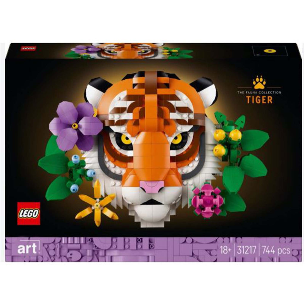 LEGO® Art The Fauna Collection Tiger Building Set 31217