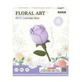 Robotime ROKR Floral Art Lavender Rose Building Set - Radar Toys