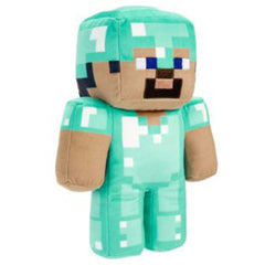 Mattel Minecraft Diamond Steve 8 Inch Plush Figure - Radar Toys
