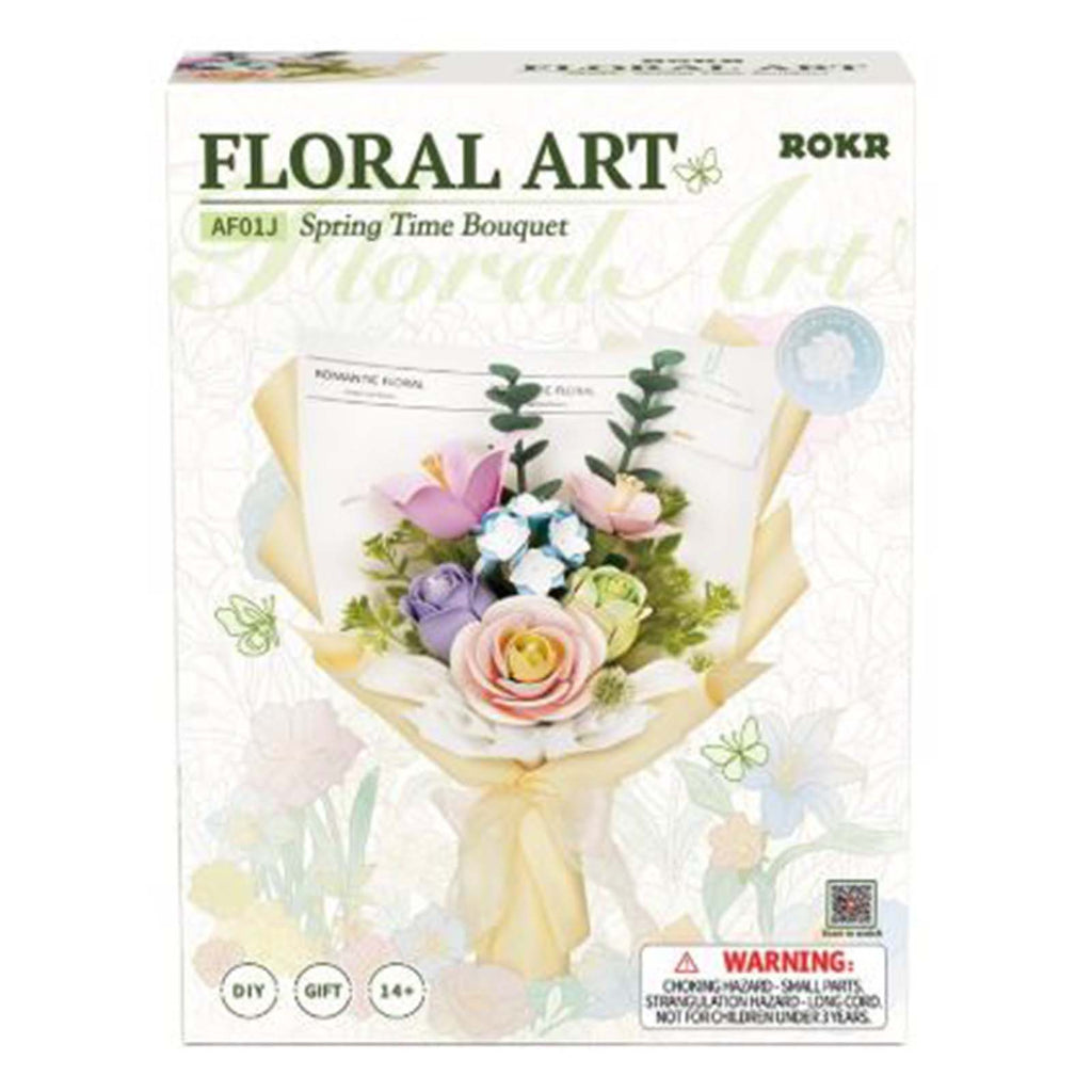 Robotime ROKR Floral Art Spring Time Bouquet Building Set