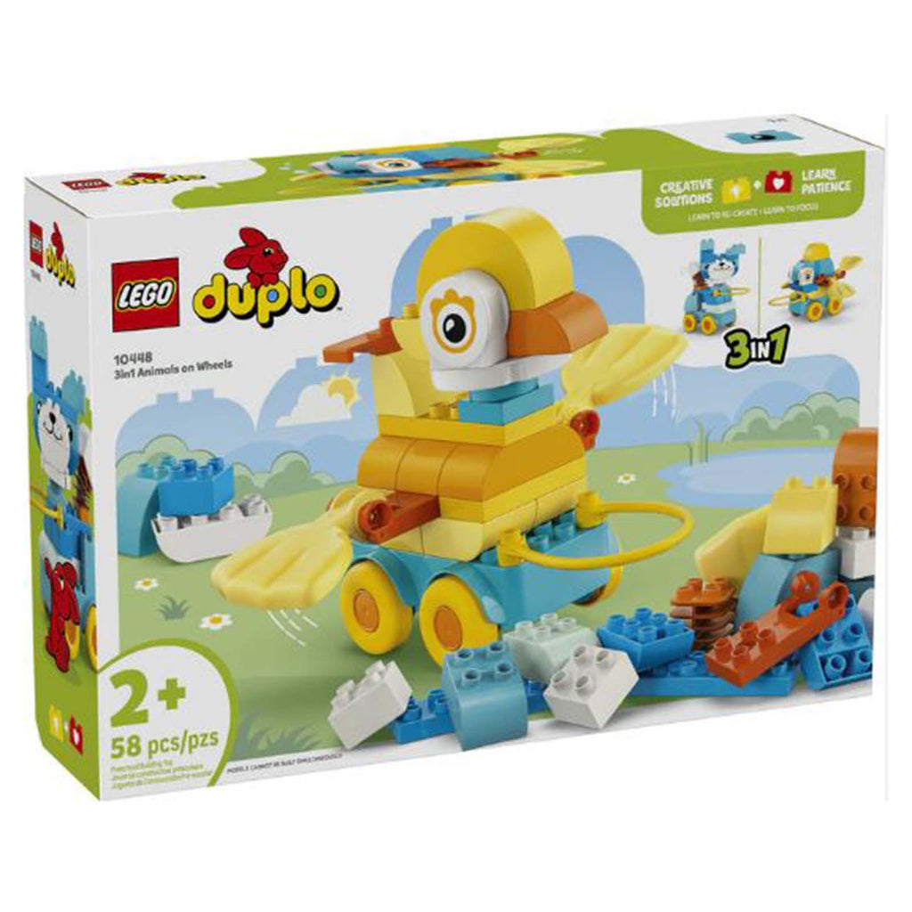 LEGO® DUPLO® 3in1 Animals On Wheels Building Set 10448