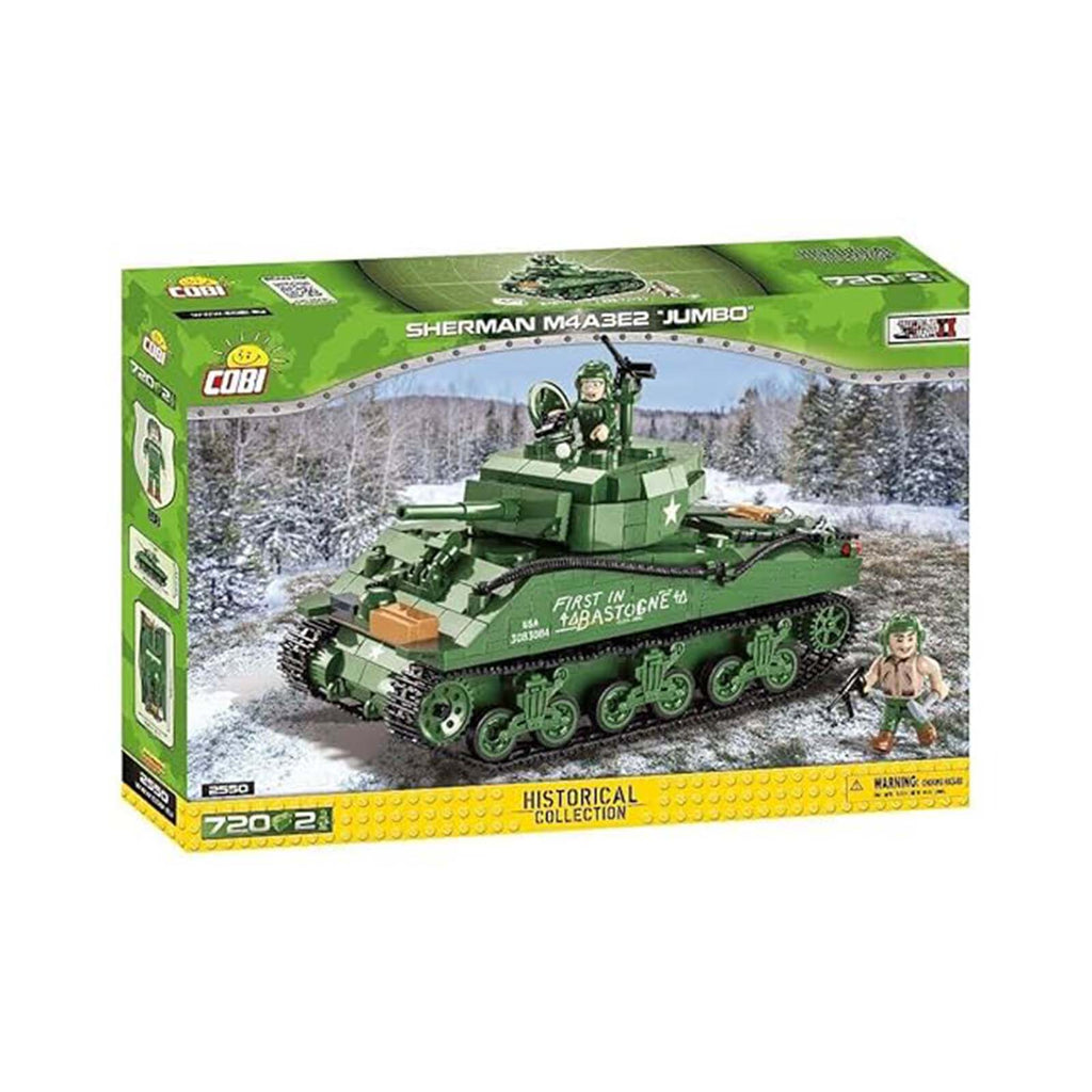 COBI Toys WWII Historical Sherman M4A3E2 Jumbo Building Set