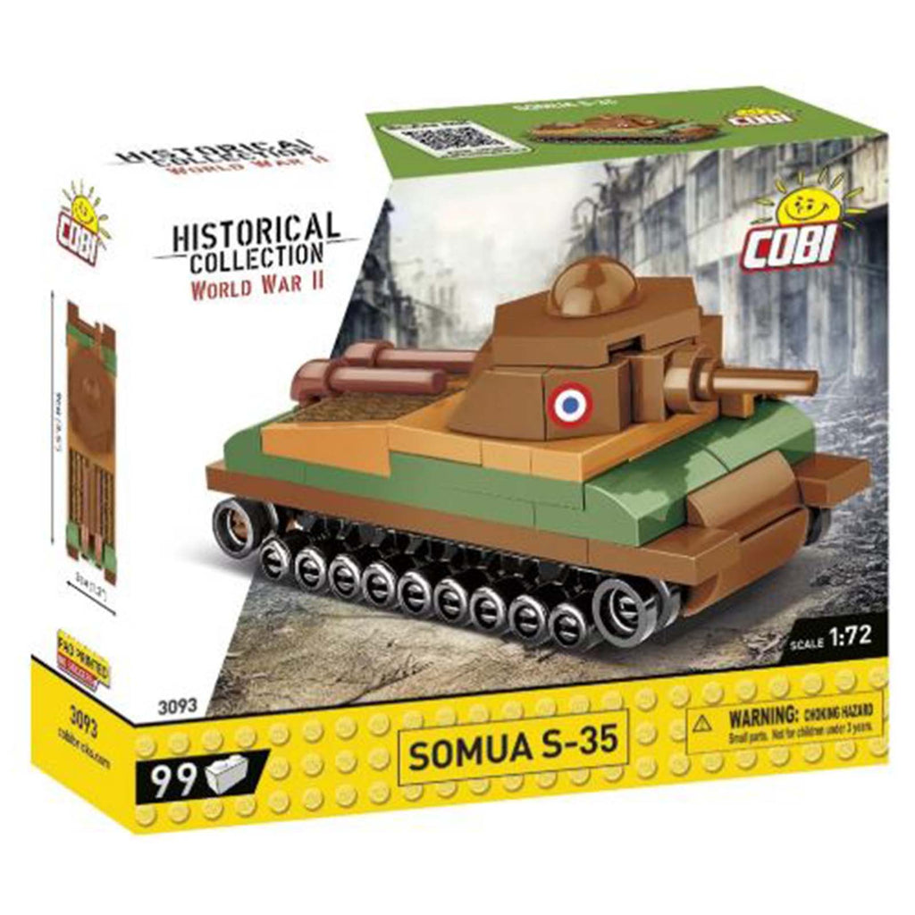 COBI Toys WWII Historical Somua S-35 Building Set