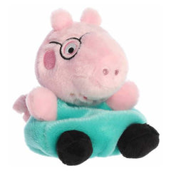 Aurora Palm Pals Peppa Pig Daddy Pig 5 Inch Plush Figure - Radar Toys