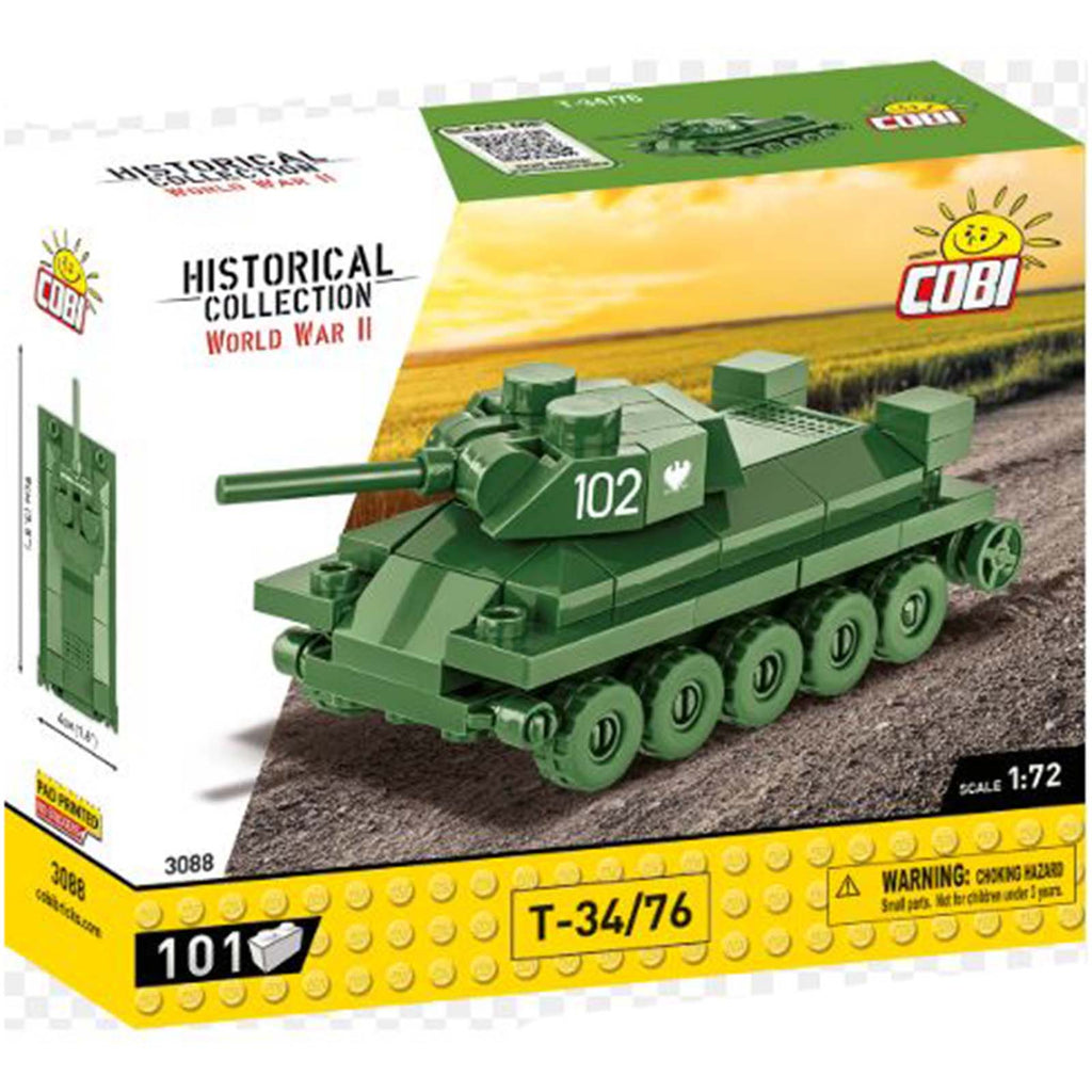 COBI Toys WWII Historical T-34 76 Building Set
