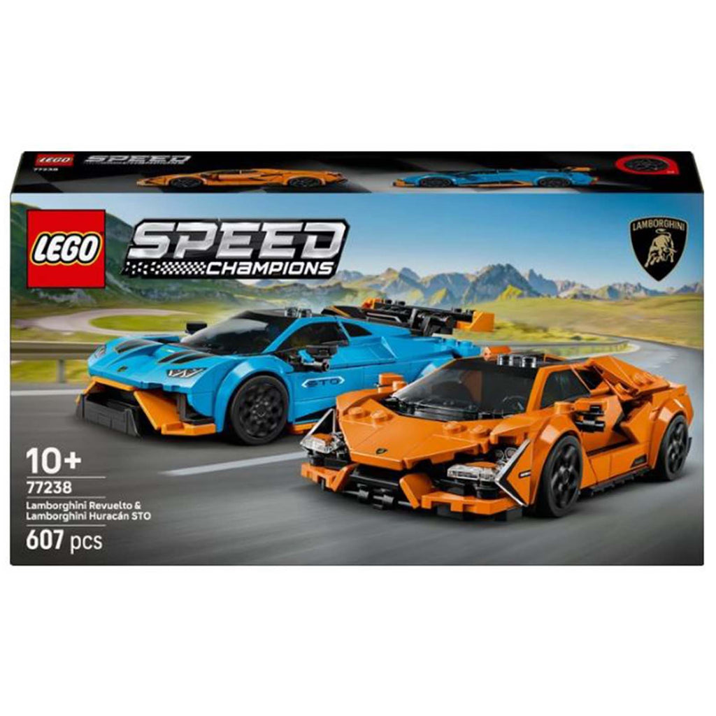 LEGO® Speed Champions Lamborghini Revuelto And Lamborghini Huracán STO Building Set 77238