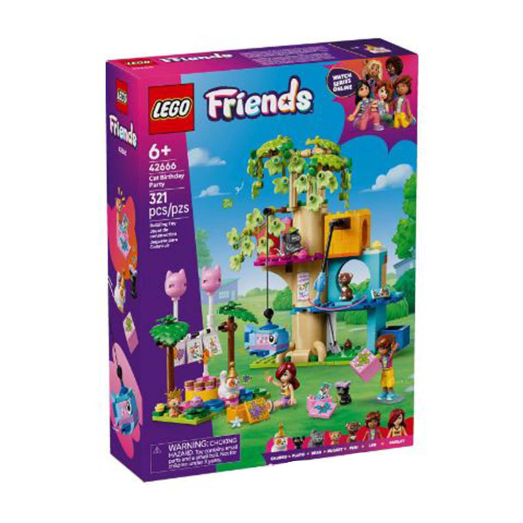 LEGO® Friends Cat Birthday Party Building Set 42666