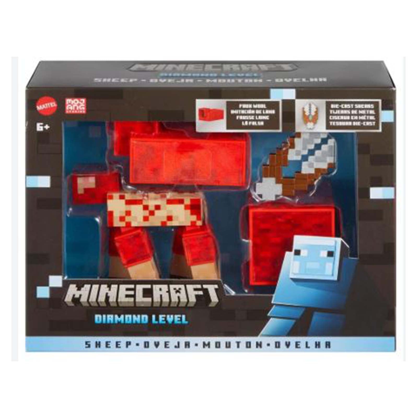Mattel Minecraft Diamond Level Sheep Figure Set| Radar Toys