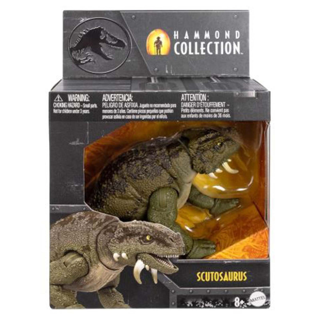 Mattel Jurassic World Hammond Collection Scutosaurus Figure