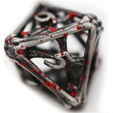 Foam Brain Vampire Bones Hollow Metal RPG Dice Set - Radar Toys