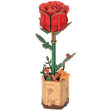 Robotime Rowood Red Rose Wooden Bloom Craft - Radar Toys