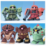Bandai Gundam BB Senshi Mobile Suit Gundam Principality Of Zeon Mobile Suit Set Model Kit - Radar Toys