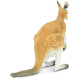 Safari Ltd Kangaroo With Joey Animal Figure 100108 - Radar Toys