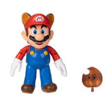 Jakks Pacific Super Mario Raccoon Mario Wave 34 Figure - Radar Toys