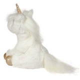 Douglas Elodie White Unicorn Soft 9 Inch Plush Figure - Radar Toys