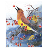 New York Puzzle Cedar Waxwing 100 Piece Mini Jigsaw Puzzle - Radar Toys