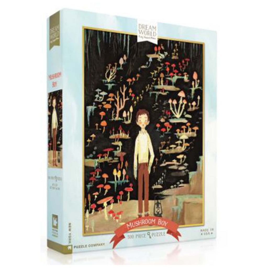 New York Puzzle Dream World Mushroom Boy 500 Piece Jigsaw Puzzle