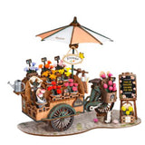 Robotime Rolife Blossom Cart 3D Puzzle Creation Set - Radar Toys
