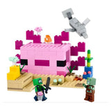 LEGO® Minecraft The Axolotl House Building Set 21247 - Radar Toys