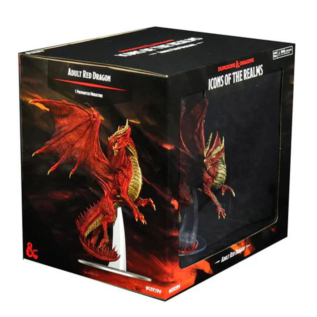 WizKids Dungeons And Dragons Icons Of The Realm Adult Red Dragon Figure