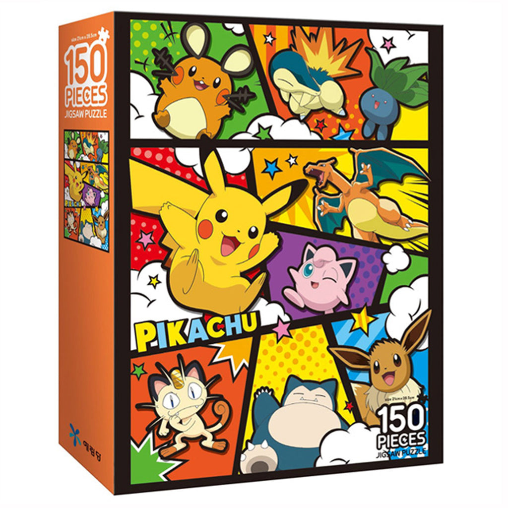 Pokemon Comic Art 150 Piece Puzzle