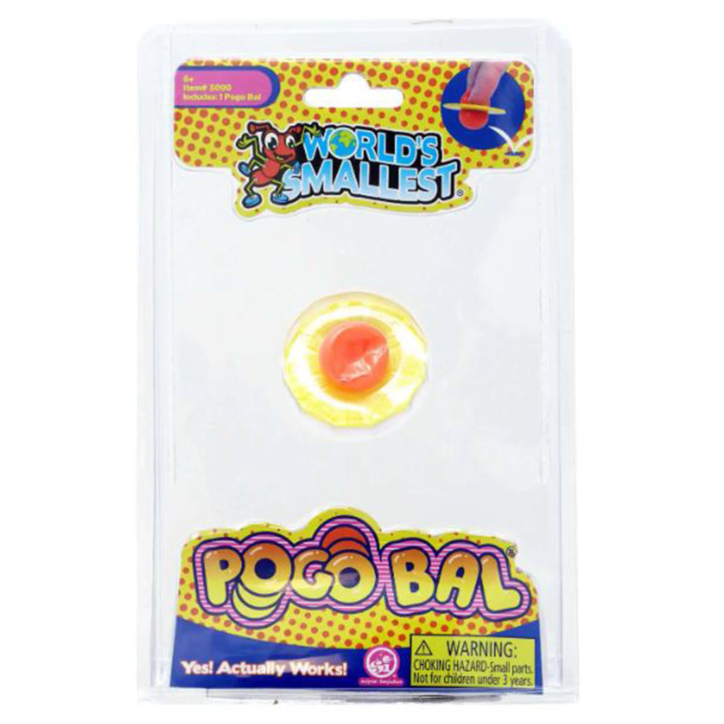 Super Impulse World's Smallest Orange Pogo Ball - Radar Toys