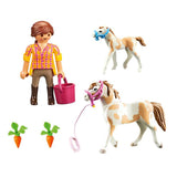 Playmobil Country Horse With Foal Building Set 71243 - Radar Toys