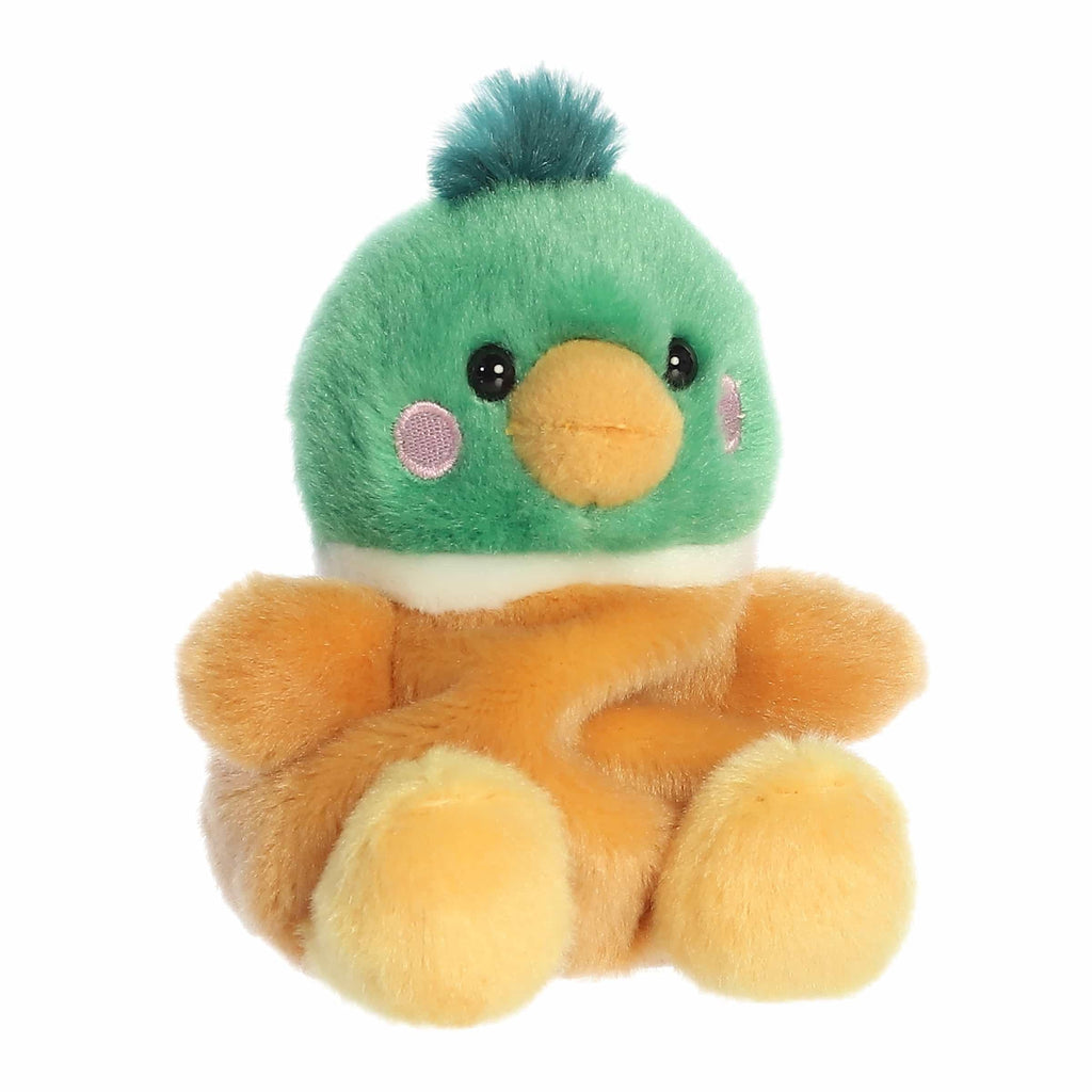 Aurora Palm Pals Puddles Mallard Duck 5 Inch Plush Figure
