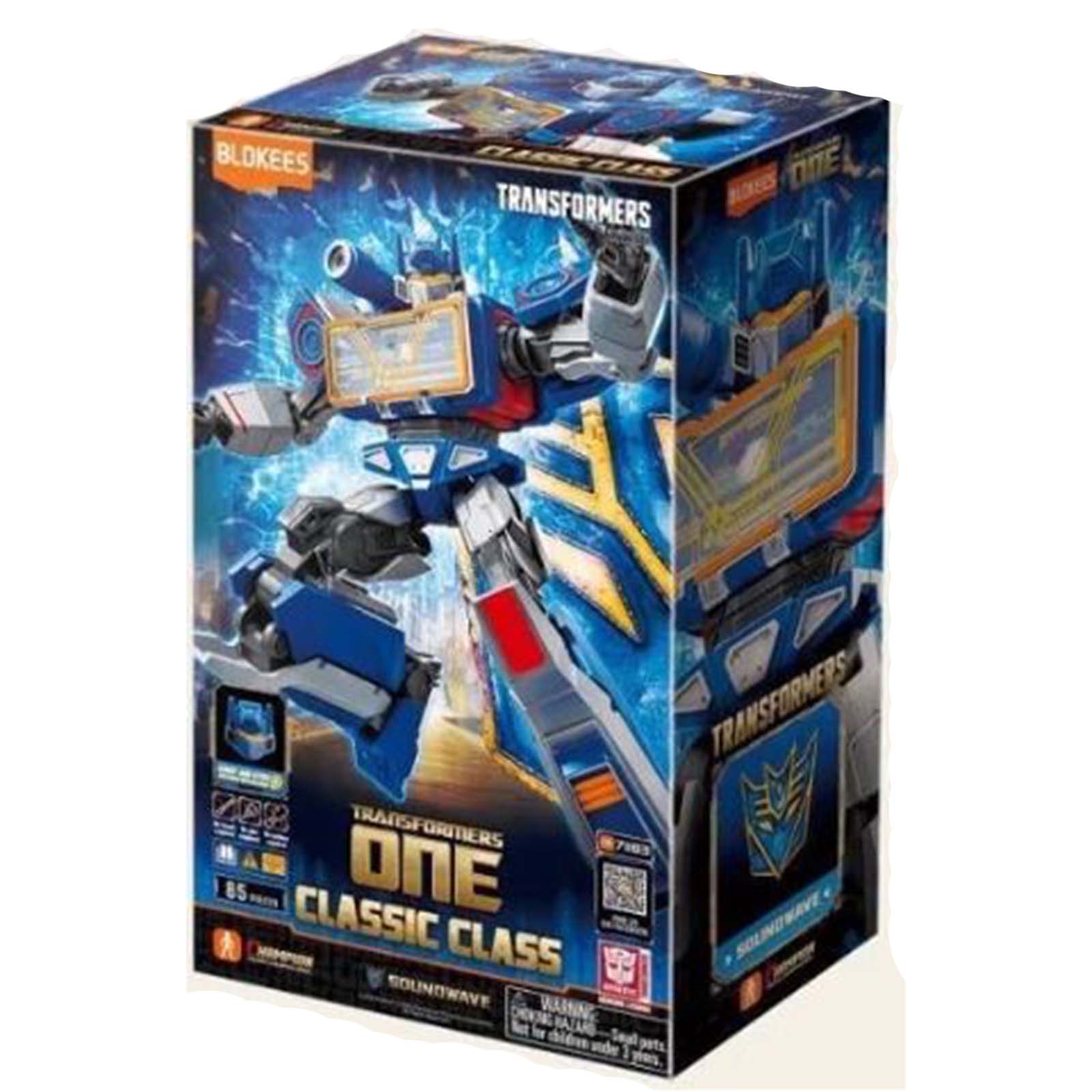 Blokees Transformers One Classic Class Shockwave 86 Piece