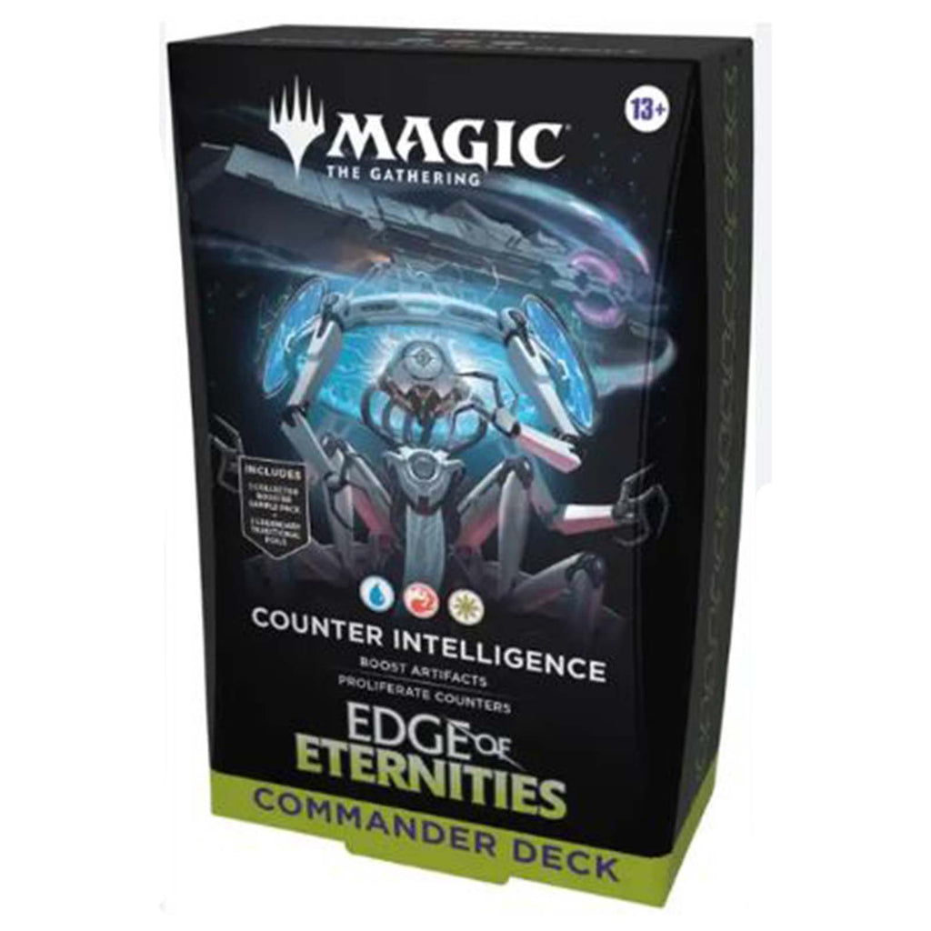 Magic The Gathering Edge Of Eternities Counter Intelligence Commander Deck