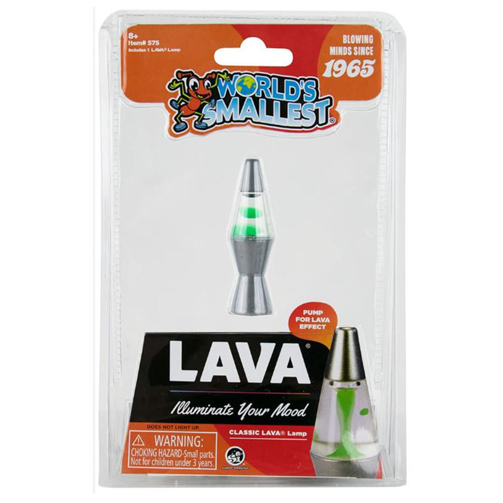 Super Impulse World's Smallest Green Lava Lamp Figure