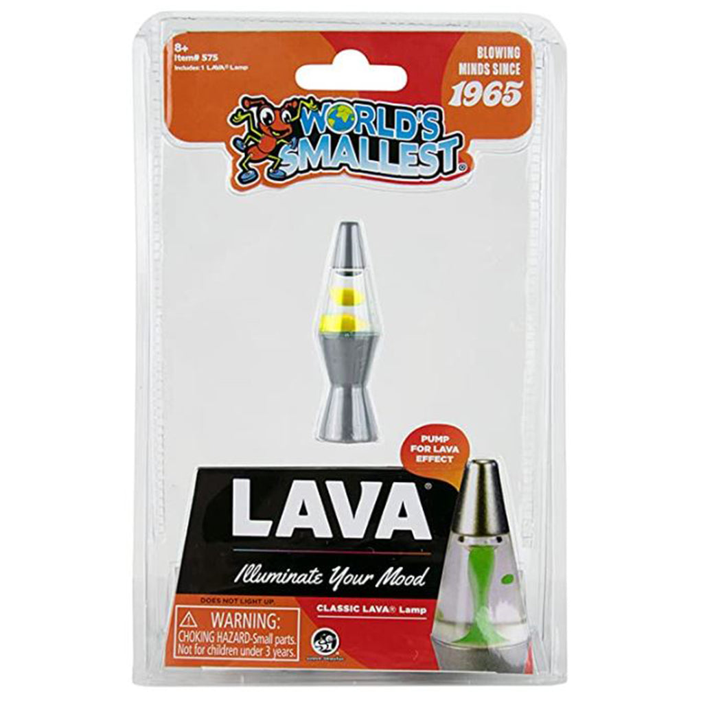 Super Impulse World's Smallest Yellow Lava Lamp Figure