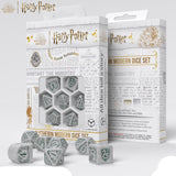 Q-Workshop Harry Potter Slytherin Modern White 7 Piece Dice Set - Radar Toys